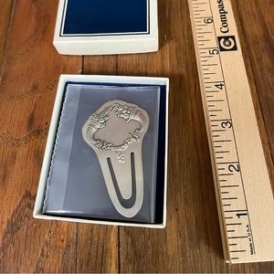 Sterling silver bookmark-Reed & Barton